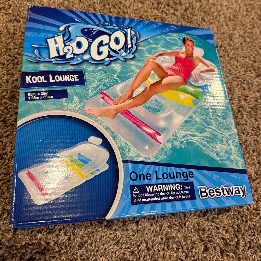 H2O Go Kool Lounge Float - new in box